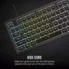Corsair K55 CORE RGB Gaming Keyboard — Black (CH-9226C65-NA) - Image 2