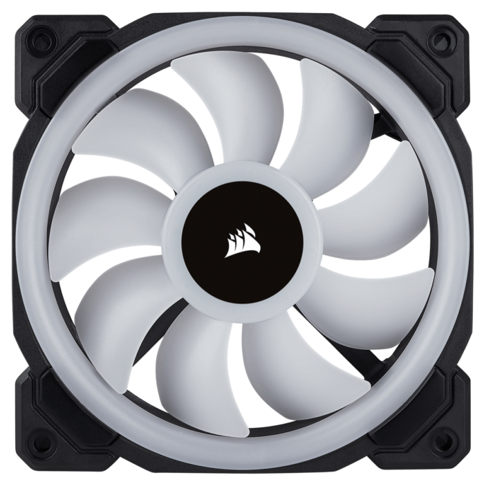 Corsair LL120 RGB 120mm Dual Light Loop RGB LED PWM Fan — 3 Fan Pack with Lighting Node PRO - Image 2