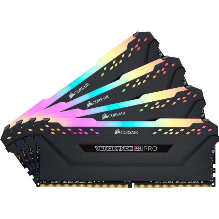 CORSAIR VENGEANCE® RGB PRO 32GB (2 x 16GB) DDR4 DRAM 3600MHz C18 Memory Kit — Black - Image 4