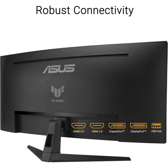 Asus Tuf Gaming VG34VQ3B 34” Ultra-Wide Curved Monitor – 21:9 QHD (3440x1440), 180Hz, 1ms, VA Panel, Extreme Low Motion Blur Sync, FreeSync Premium, Speaker, 90% DCI-P3, DisplayWidget Center - Image 6