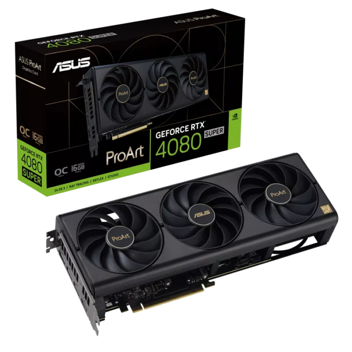 Asus ProArt GeForce RTX 4080 Super 16GB GDDR6X OC Edition Graphics Card