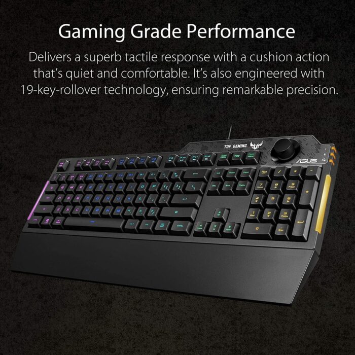 Asus Tuf Gaming K1 RGB Keyboard - Image 4