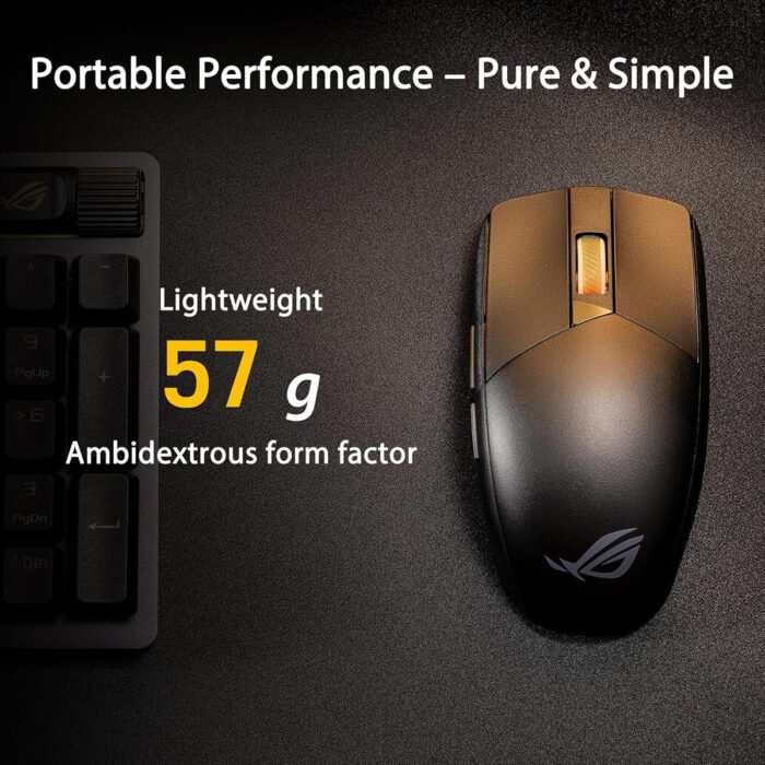 Asus Rog Strix Impact III Wireless Gaming Mouse - Black - Image 4