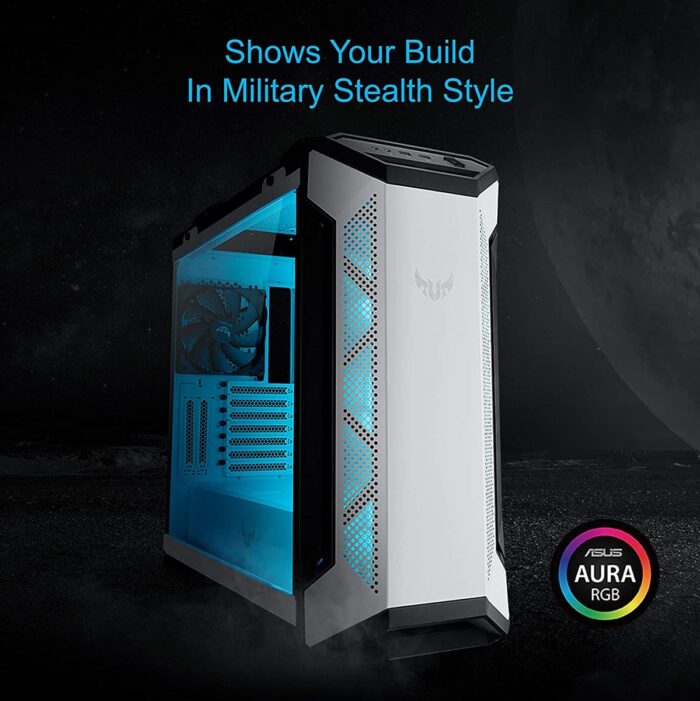 Asus Tuf Gaming GT501 White Edition Mid-Tower ATX Case - Image 4