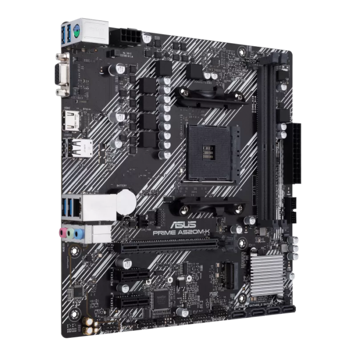 Asus Prime A520M-K/CSM AMD AM4 microATX Motherboard - Image 3