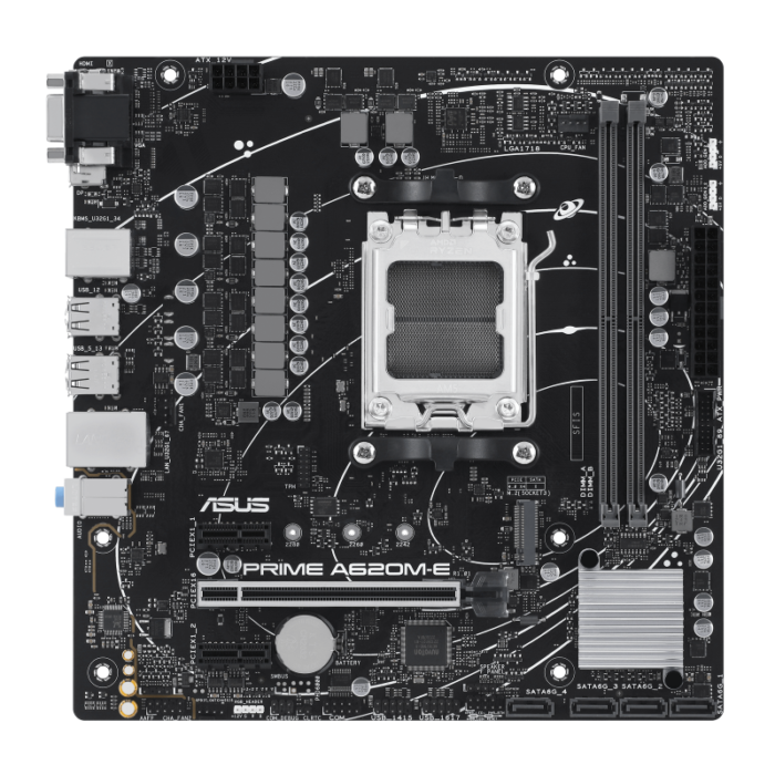 Asus A620M-E AMD AM5 MicroATX Motherboard | DDR5 - Image 2