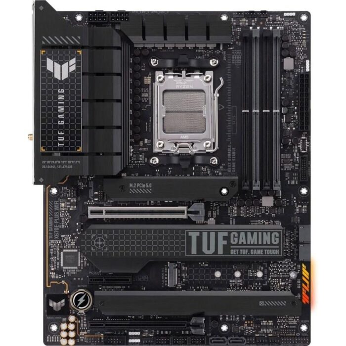 ASUS TUF Gaming X670E-PLUS WiFi AMD X670 AM5 Ryzen™ Desktop 9000 8000 & 7000 ATX Motherboard | PCIe® 5.0, DDR5, 4X M.2 Slots, USB 3.2 Gen 2x2 Type-C®, USB4® Support, WiFi 6E, 2.5Gb - Image 3