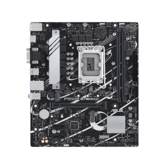 Asus Prime B760M-K DDR5 Intel 12/13/14th Gen microATX Motherboard - Image 2