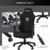 Anda Seat Phantom 3 Fabric Gaming Chairs for Adults - Large Wide Seat Gaming Chair with Lumbar Support, Comfortable Premium Video Gaming Seats with Headrest - Black Gaming Chair with Cushion - Image 4