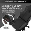 Anda Seat Phantom 3 XL Leather Gaming Chair - Stormy Black - Image 5