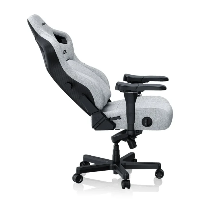 Anda Seat Kaiser 4 L Fabric Gaming Chair - Ash Gray - Image 3