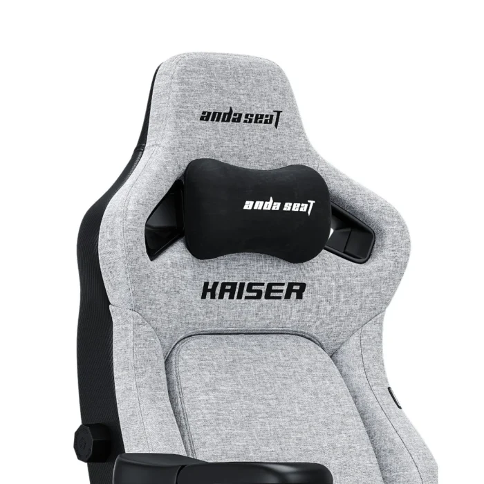 Anda Seat Kaiser 4 L Fabric Gaming Chair - Ash Gray - Image 5