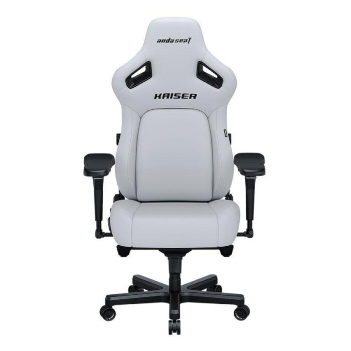 Anda Seat Kaiser 4 XL Leather Gaming Chair - Cloudy White