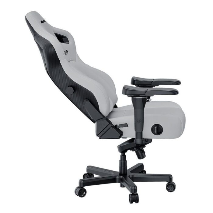 Anda Seat Kaiser 4 XL Leather Gaming Chair - Cloudy White - Image 2