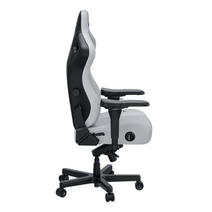 Anda Seat Kaiser 4 XL Leather Gaming Chair - Cloudy White - Image 3