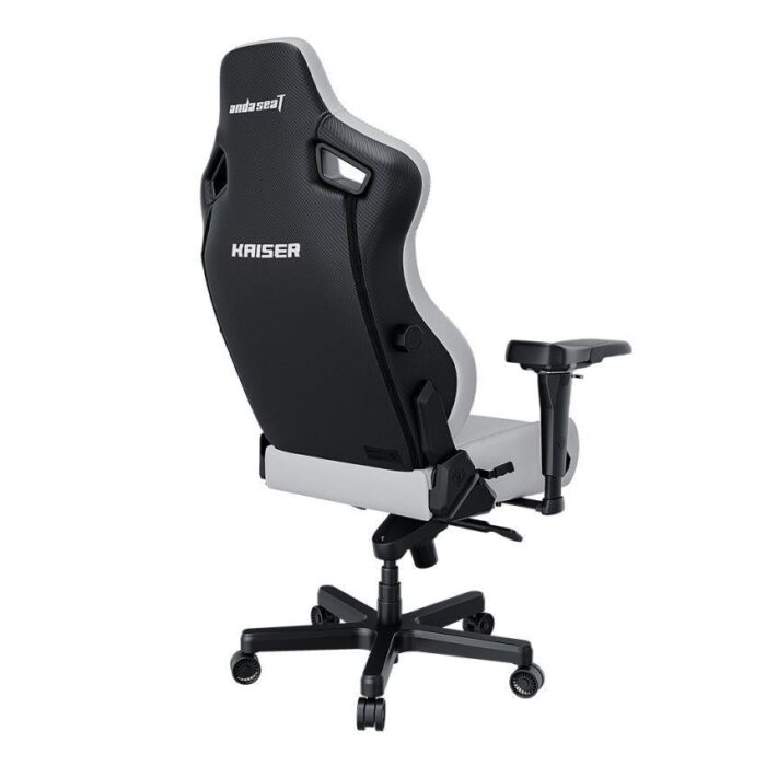 Anda Seat Kaiser 4 XL Leather Gaming Chair - Cloudy White - Image 4