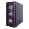 Boost Lion RGB Mid-Tower ATX Case - Black - Image 3
