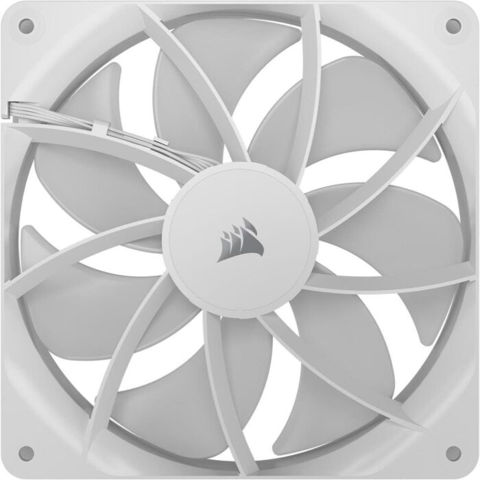 Corsair RS140 ARGB 140mm PWM Fans, Daisy-Chain Connection, Low-Noise, Magnetic Dome Bearing – Dual Pack (White) - Image 4