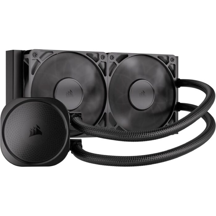 Corsair Nautilus 240 RS Liquid CPU Cooler, 240mm AIO, Low-Noise, Direct Motherboard Connection, Daisy-Chain, Intel LGA 1851/1700, AMD AM5/AM4, 2X RS120 Fans Included – Black - Image 2