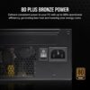Corsair CX Series CX650 – 650 Watt 80 PLUS Bronze ATX Power Supply - Image 3