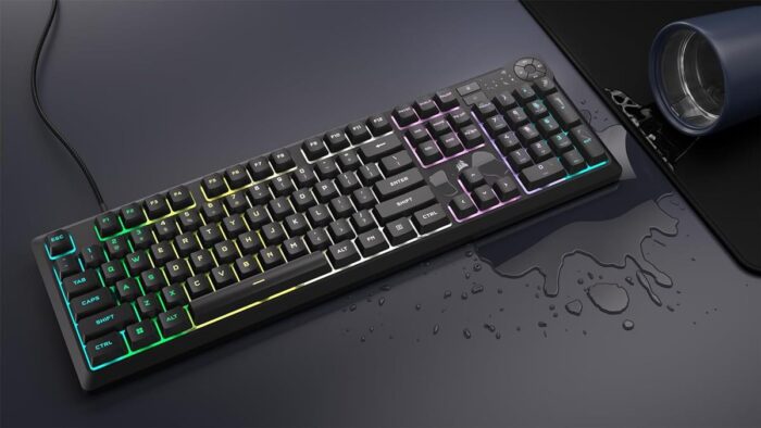 Corsair K55 Core RGB Gaming Keyboard - Black - Image 2