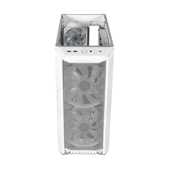 Cooler Master HAF 500 ARGB Mid-Tower ATX Case - White - Image 2