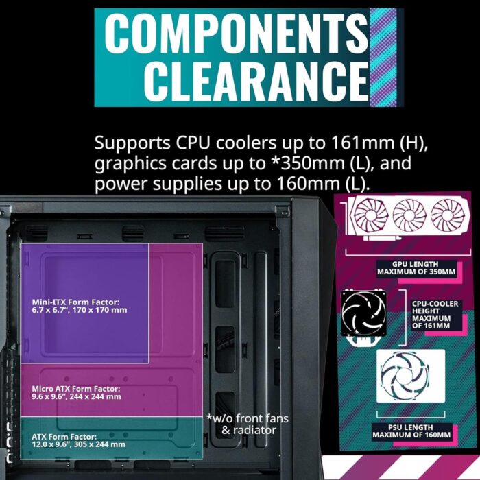 Cooler Master CMP 520 ARGB Mid-Tower ATX Case - Image 3