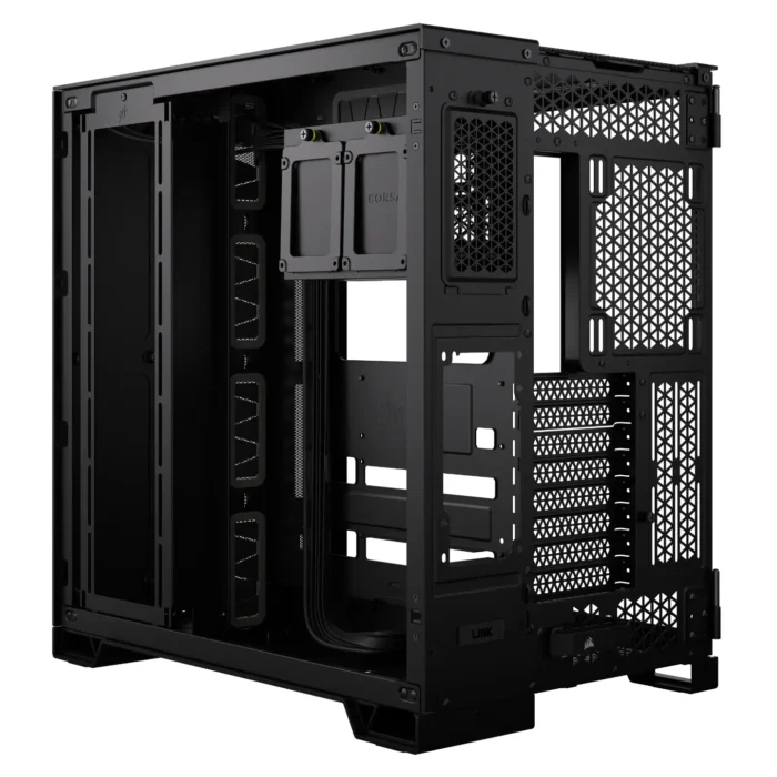 Corsair 6500D AIRFLOW Mid-Tower Dual Chamber PC Case – Black - Image 2