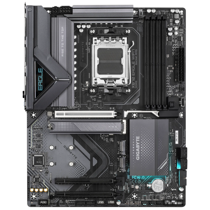 Gigabyte X870 Eagle Wifi7 AMD AM5 ATX Motherboard | AMD Socket AM5, WIFI EZ-Plug, Ultra-Fast Storage 3*M.2 slots, Efficient Therma, 2.5GbE LAN & Wi-Fi 7 - Image 2