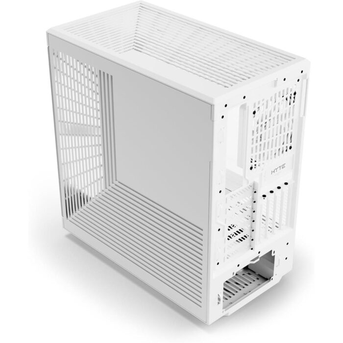 Hyte Y40 Modern Aesthetic Panoramic Tempered Glass Mid-Tower ATX Computer Gaming Case with PCIE 4.0 Riser Cable Included - Snow White - Image 4