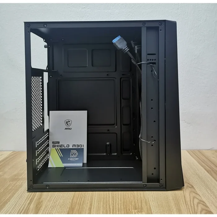 MSI Desktop Casing PAG Shield M301 M-ATX Case USB3.0 Gaming Computer Case Office Case Home Case Limited Edition - Image 2