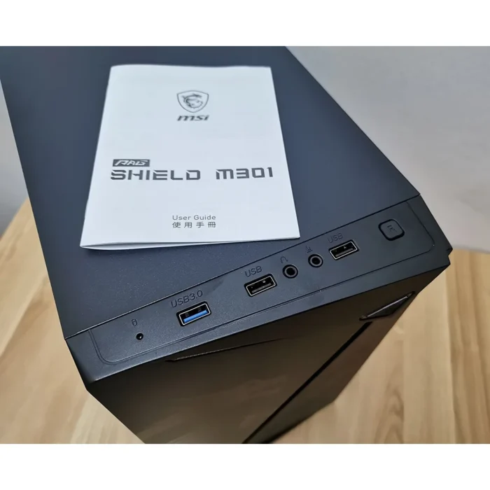 MSI Desktop Casing PAG Shield M301 M-ATX Case USB3.0 Gaming Computer Case Office Case Home Case Limited Edition - Image 3