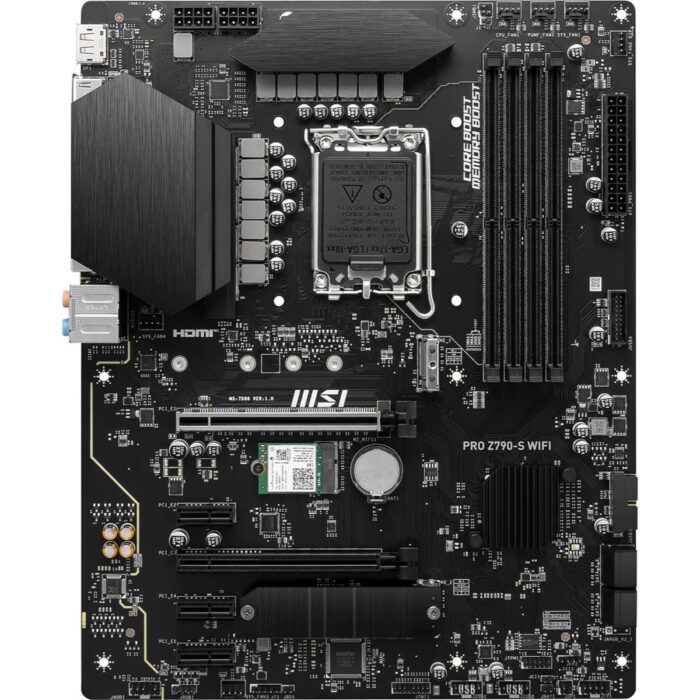 MSI Pro Z790-S Wifi DDR5 Intel 12/13/14th Gen ATX Motherboard - Image 2