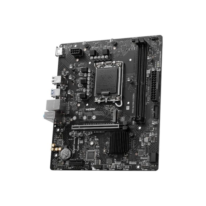 MSI Pro H610M-S DDR4 Intel 12/13/14th Gen microATX Motherboard - Image 2