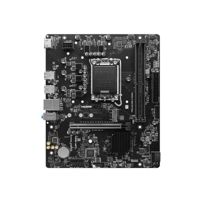MSI Pro H610M-S DDR4 Intel 12/13/14th Gen microATX Motherboard - Image 3