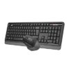 A4Tech FGS1035Q Fstyler 2.4G QuietKey Wrist-Protect Combo Set Wireless Keyboard and Silent Click Mouse | Grey - Image 4