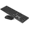 A4Tech KK-3330S Multimedia SmartKey FN Desktop Keyboard & Mouse - USB Black - Image 3