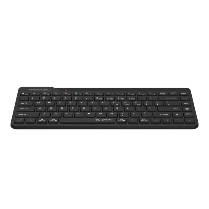 A4Tech Fstyler FBK22 AS Bluetooth & 2.4G Wireless Keyboard - Quiet Key Keyboard - Dual Connectivity Mode - 125Hz Report Rate - Nano Receiver - Black - Image 2